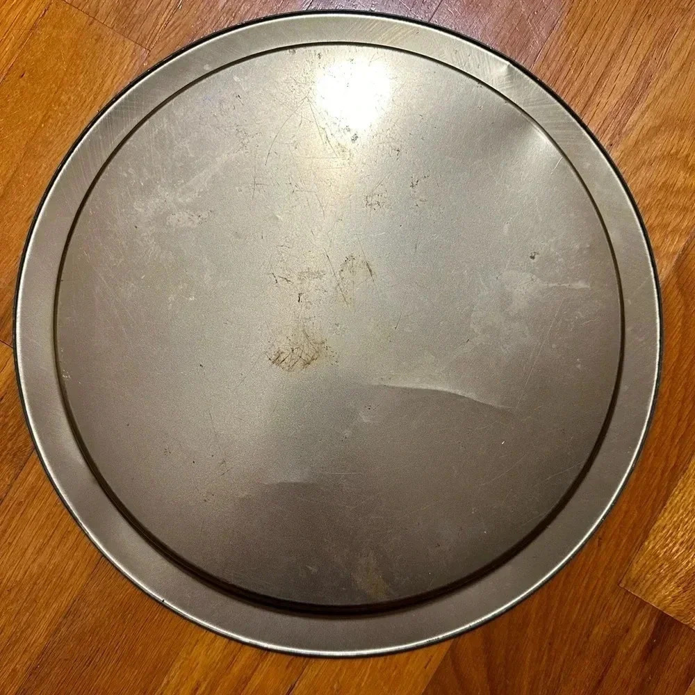 vintage duck farmhouse round accent tin dinner tray home accent piece - Picture 2 of 3